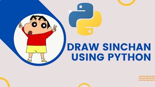 Create Sinchan Using Python with Code || Draw Sinchan Using Python | Turtle 2022 #short