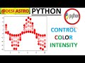 HOW TO CONTROL  COLOR INTENSITY OF PLOTS| PYTHON PLOTS| MATPLOTLIB|NUMPY|PYTHON PLOTTING TIPS|