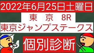 [個別診断]2022年6月25日土曜日東京8R東京ジャンプステークスの個別診断です。