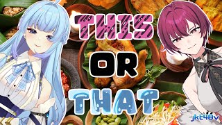 【KTP】THIS or THAT: Makanan Indonesia @KanaiaAsa-JKT48V & @TanaNona-JKT48V