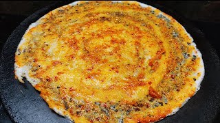 ரோட்டுக்கடை பூண்டு கார தோசை | Kara Dosa Recipe In Tamil | Poondu Kara Dosa | Garlic Dosa  In Tamil