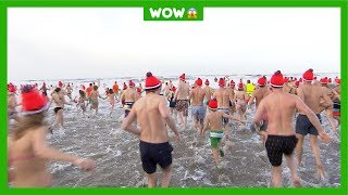 Fris 2018 in met de nieuwjaarsduik!