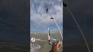 Core pace pro 8m sent jump 30-35 knots #kitesurf #kitesurfing #corekites #jump #lieuweboards