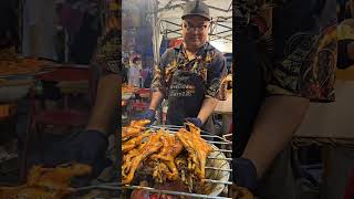 #นายตั้วไก่ย่างเขาสวนกวาง #งานตรุษจีนโคราช ถนนจอมพล หลังย่าโม #streetfood #foodlover #จารย์แซ่บ