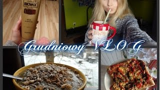 Grudniowy VLOG #1 | Śnieg | Sprzątanie | Nauka |  BIOVAX  | 3.12.2016