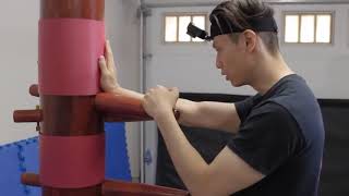 #Wing Chun Wooden Dummy Training Form Section 1 - Part 4