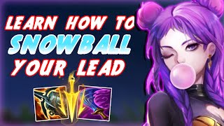 Rank 1 Kai'Sa TEACHES how to SNOWBALL your lead and DOMINATE games! | Beagle