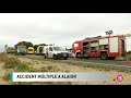 Dos ferits en un accident múltiple a la carretera general de Menorca