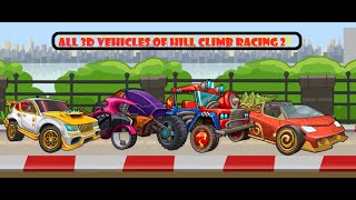 All 3D vehicles of Hill Climb Racing 2 | 3D images | SP_EED HCR2