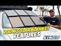 Adventure Kings 200W Solar Blanket Features