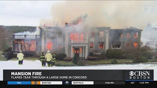 $2 Million Concord Mansion Destroyed In Massive Fire