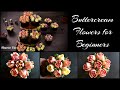 Russian Piping Tips Tutorial | How to use Piping Nozzles | Buttercream flowers for beginners