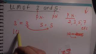 LCM of 3 and 5 In Hindi | Basic Mathematics By KclAcademy | Maths | Questions Solutions |