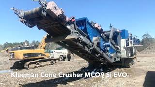 2014 Kleeman Moblie Cone Crusher Mobicone MCO 9 Si Evo