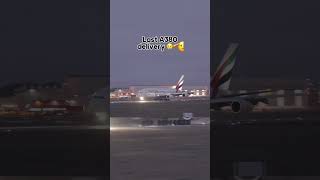 Saddest moments in aviation part.8- Final a380 delivery #aviation #shorts #sad #a380 #airbus