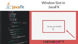 JavaFX Tutorial: How to get the window size in JavaFX