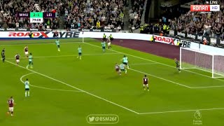 Michail Antonio goal vs Leicester | West Ham vs Leicester | 3-1 |
