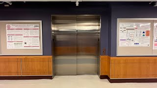 HUGE Long Hydraulic Elevator at Washington University in St. Louis