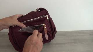 Brinny Sac Bandoulière Femme, Beaucoup de poches de rangement pour ce sac à main