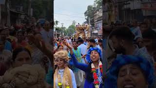 Iskcon Raiganj 😍 Ratha Yatra 2024 celebration #shorts #youtubeshorts #rathayatra2024 #jayjagannath