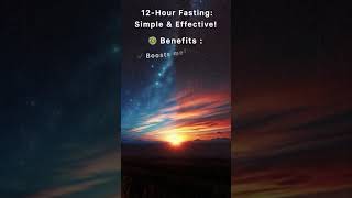 Why 12-Hour Fasting is the BEST Option for Energy