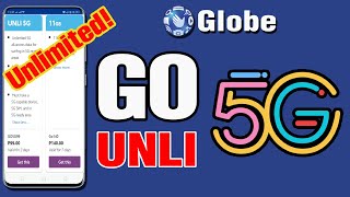 Globe GO UNLI5G l Unlimited 5G Data Internet