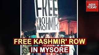 Row In Mysore: 'Free Kashmir' Poster Spotted In University Of Mysore