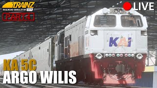 🔴 [LIVE] BABLAS TERUS! Dinas KA 5C Argo Wilis (Part 4) | TRAINZ SIMULATOR INDONESIA