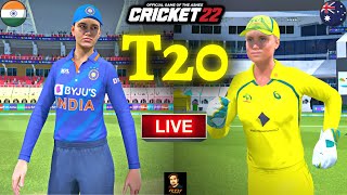 India Women vs Australia Women T20 Match - Cricket 22 Live - RtxVivek