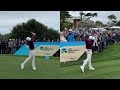 rory mcilroy driver swing and slowmotion at pebble beach 2025