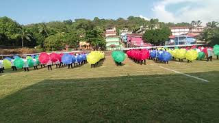 Umbrella Drill easy drill sports day