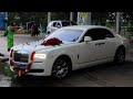 Rolls-Royce Ghost - wedding car with Gorgeous Garlands🌺 | Tum Tum song | #shorts