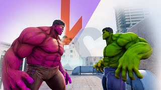 Green Hulk Vs Red Hulk | Team Multi Hulk fights Angry Man | Super hero fight EP#60