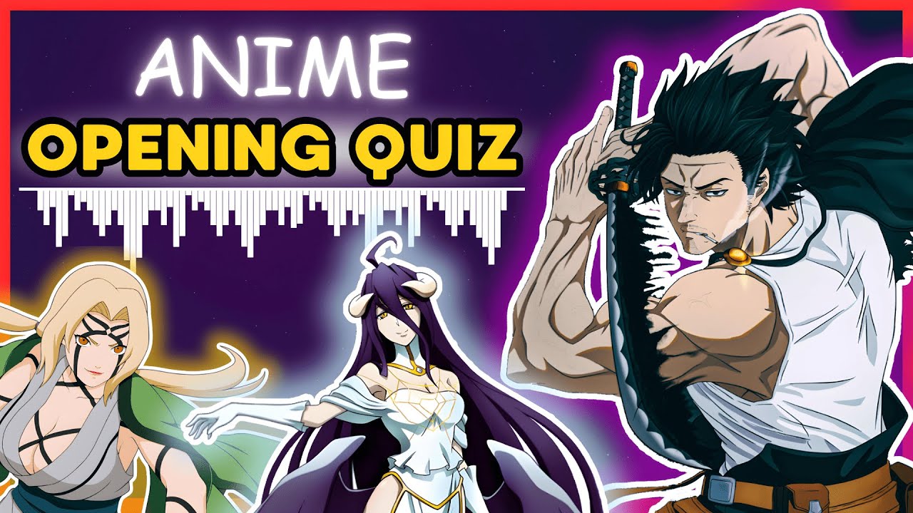 🎵 ANIME OPENING QUIZ! 🎹🔊💡 Guess The Anime Opening! 30 Anime Openings! 🎧 ...