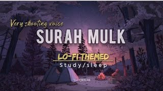 [Lofi theme] Quran for sleep/study 📚- Relaxing Quran recitation - surah mulk #reverb