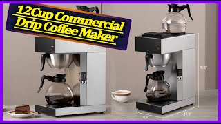 SYBO 12 Cup Commercial Drip Coffee Maker REVIEW IN 2024