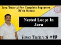 Nested Loops In Java || Pattern Programs || Basic Understanding In Java || By Harvinder Singh