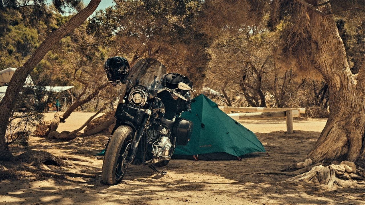 Camping On A Harley Davidson Sport Glide Q A Youtube