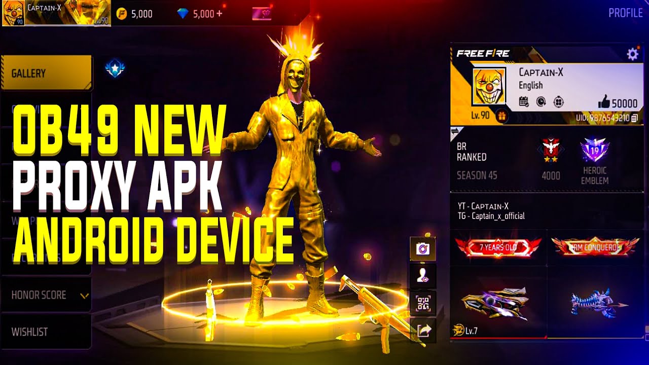 Free Fire New Proxy Server Download In Android All Version Working 亞