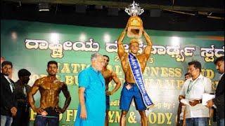 Shredded Jagadish won MR.INDIA 2022 tittle