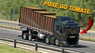 SCANIA P360 NO PUXE DO TOMATE! (ETS2 MODS BR)