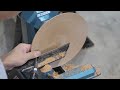 木工旋盤で平皿を削り出す 5min woodturning