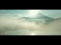 《空撮》朝霧の中の本栖湖と富士山　drone映像