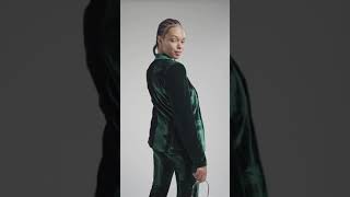 Trending Now | Green Velvet Trouser Suit with Blazer | #Shorts