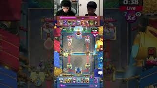 ペドロ選手の恐ろしい攻撃 実況:ラッシュ【クラロワ】 #clashroyale #クラロワ