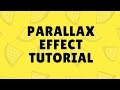 Parallax Scrolling Effect using CSS and Javascript