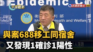 與案688移工同宿舍 又發現1確診1陽性－民視新聞