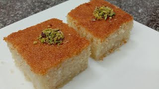 Basbousa || Semolina Cake || റവ കേക്ക് || Mini's Spice Hub