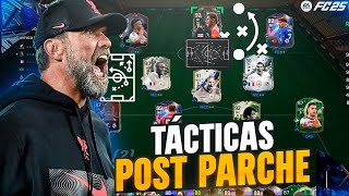 LA FORMACIÓN Y TÁCTICAS MÁS META POST PARCHE EN EA FC 25