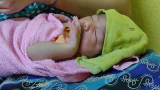 My First Vlog | First Youtube video | New Born Baby Saanvika  | #newborn #babygirl #myfirstvlog